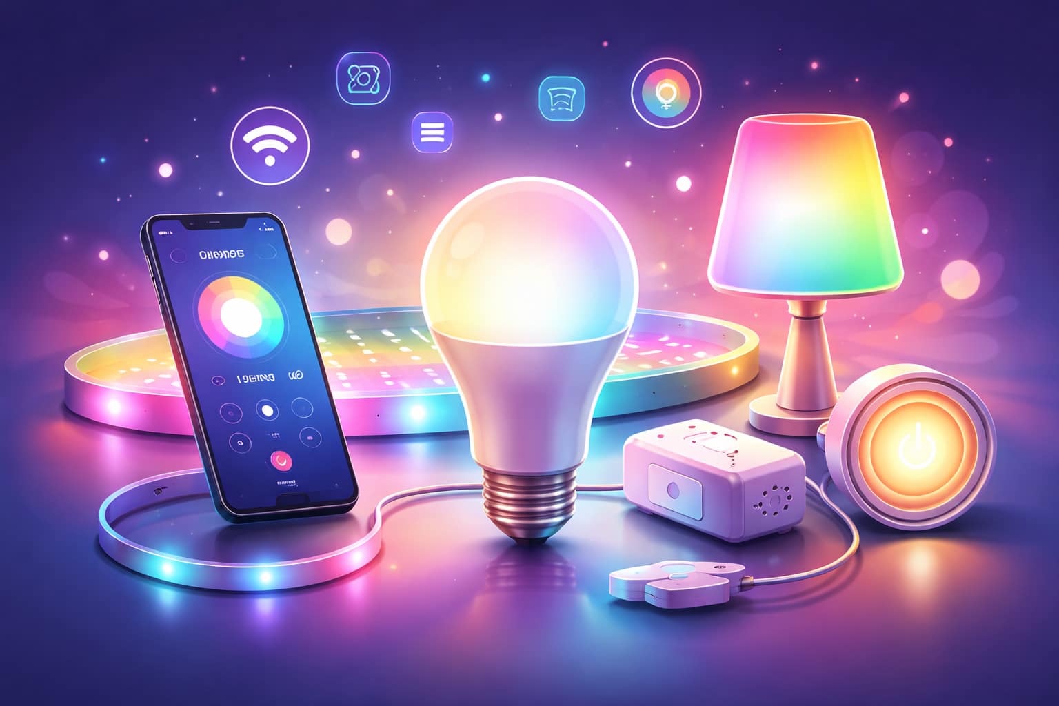 LED buying guides for smart bulbs, brightness, and color choices