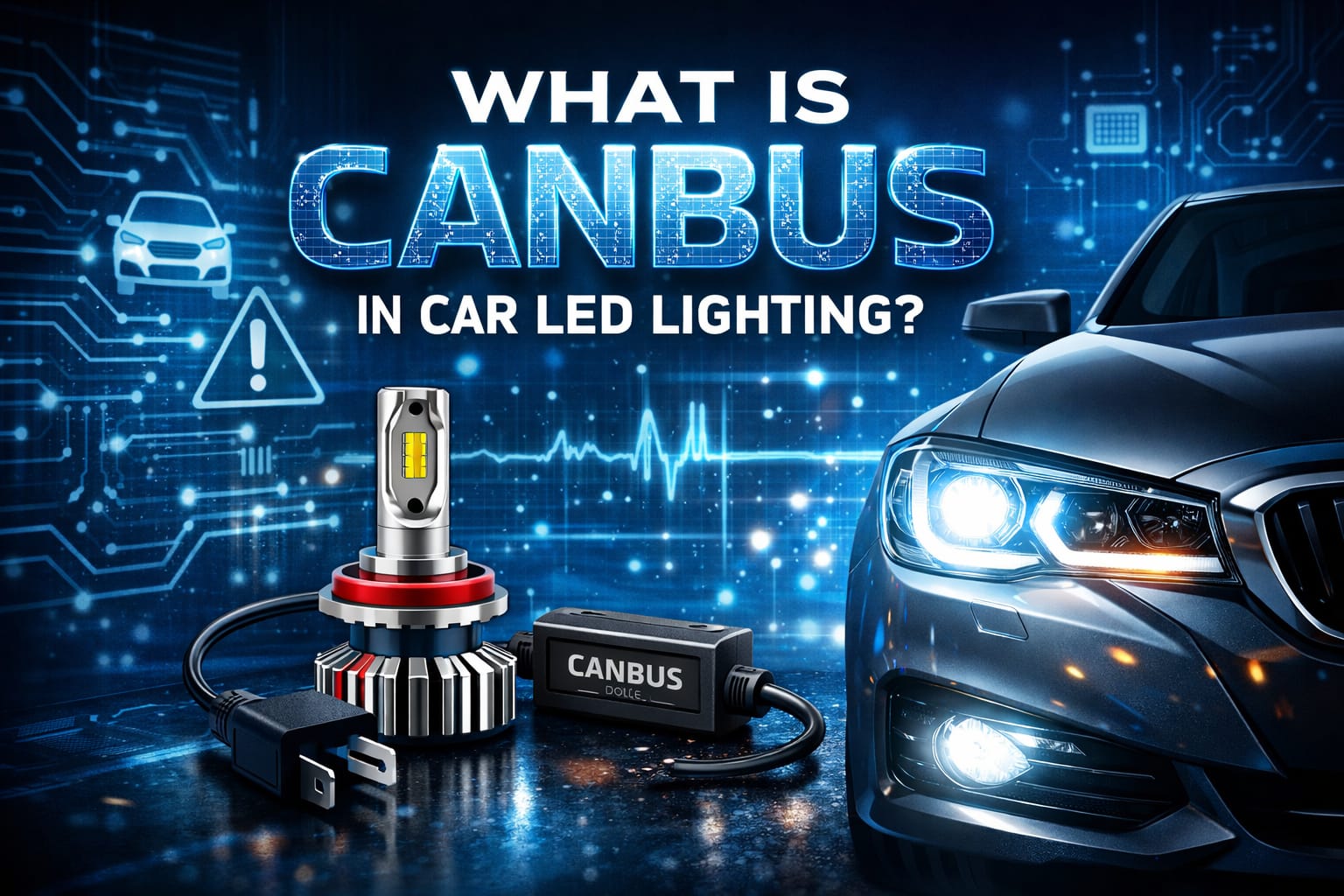 CANBUS in car LED lighting in a modern vehicle