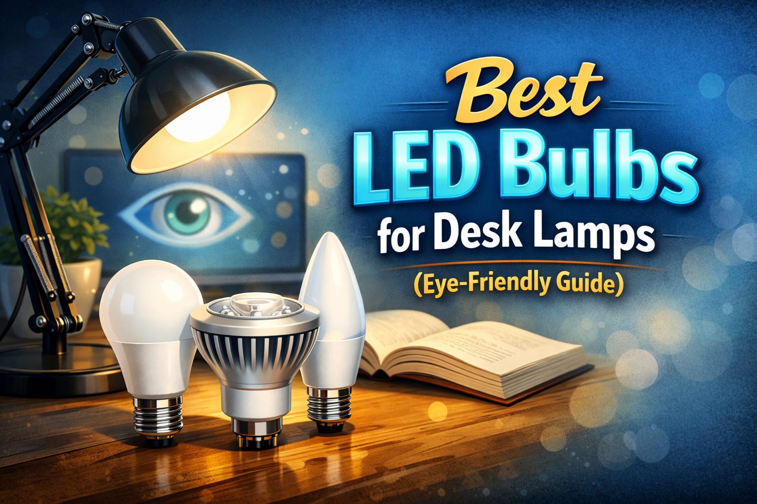Best LED bulbs for desk lamps eye-friendly lighting setup
