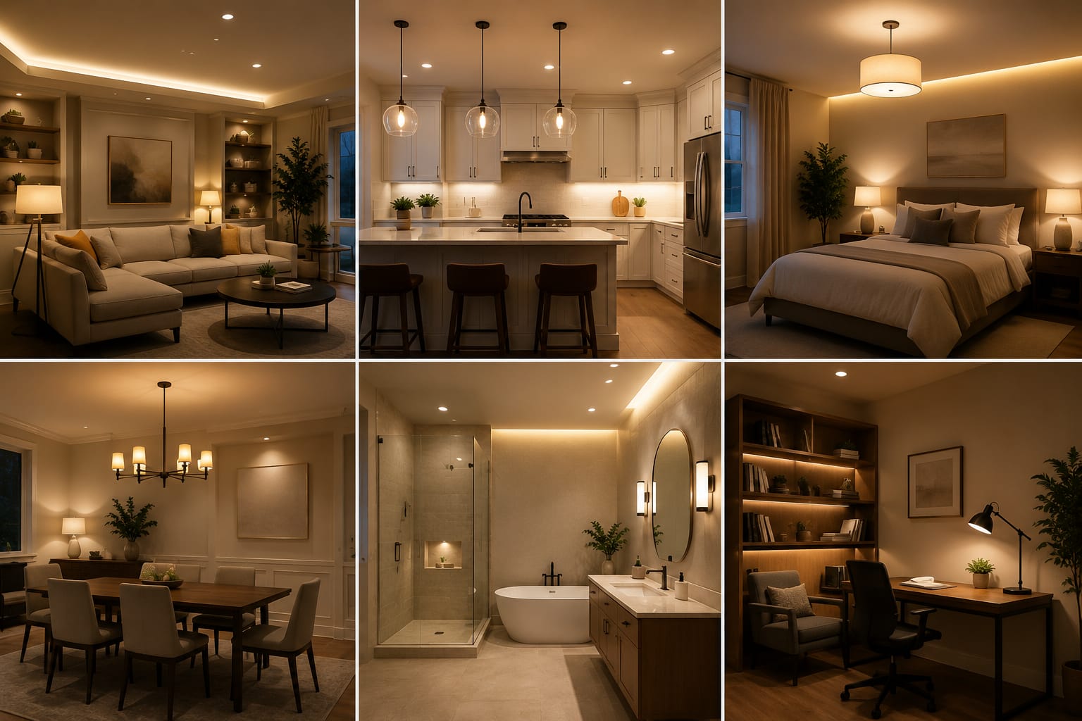 How to light every room in your home with LED lighting